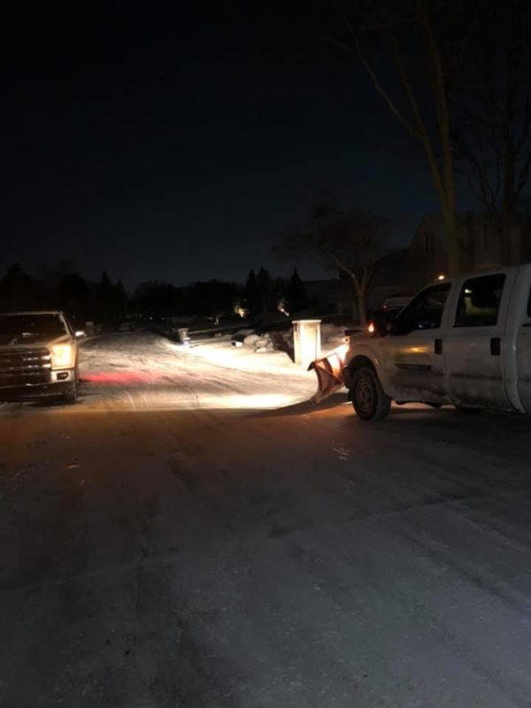 Image of J & J Landscaping, LLC plowing / clearing snow and ice in Metro Detroit, Michigan